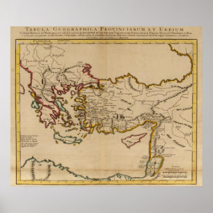 Türkei, Rom, Griechenland Poster