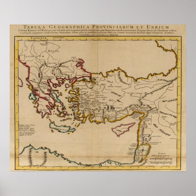 Türkei, Rom, Griechenland Poster (Vorne)