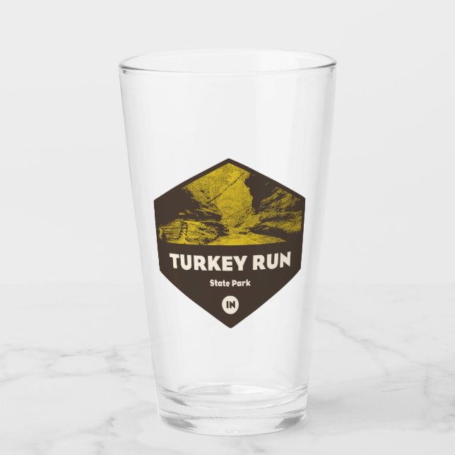 Türkei Run Staat Park Indiana Glas (Vorderseite)