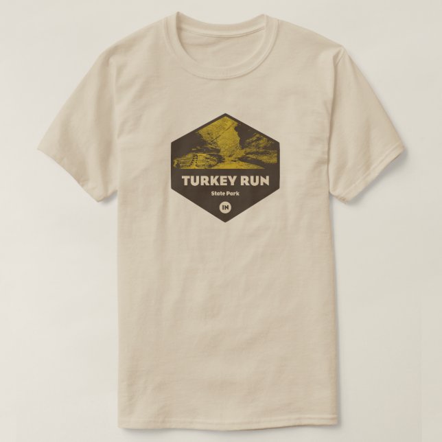 Türkei Run Staat Park Indiana T-Shirt (Design vorne)