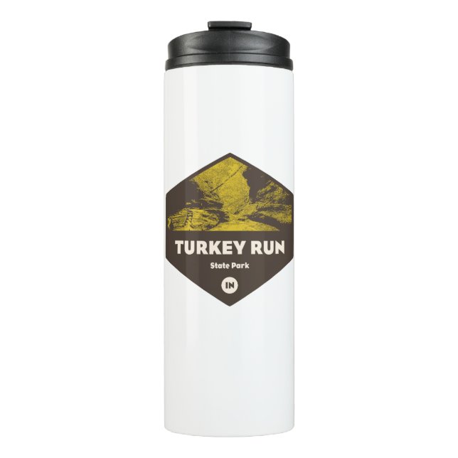 Türkei Run Staat Park Indiana Thermosbecher (Vorderseite)
