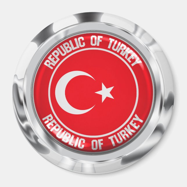 Türkei-Runde Magnet (Vorne)