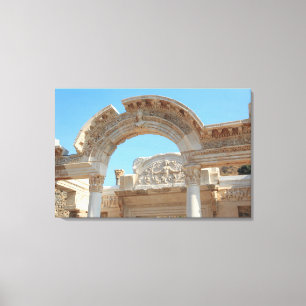Türkei, Selcuk Antike Stadt Ephesus Leinwanddruck