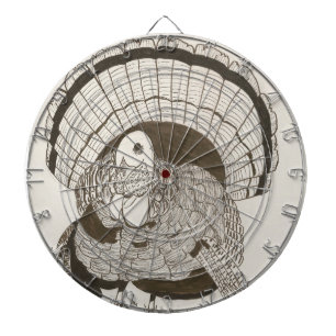 Türkei Sepia Sketch DartBoard Dartscheibe