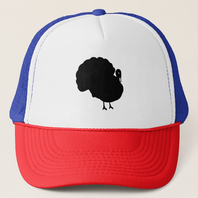 Türkei-Silhouette Truckerkappe (Vorderseite)