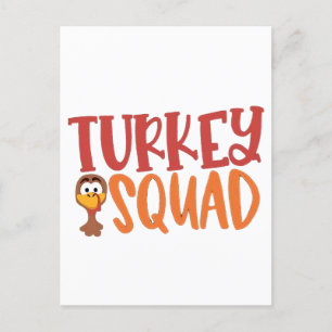 Türkei Squad Matching Outfit Türkei Erntedank Einladungspostkarte