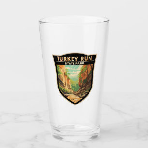 Türkei Staat Park Indiana Reisen Vintag Glas