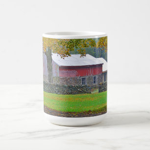 Türkei-Stall auf dem Parmelee-Bauernhof Kaffeetasse