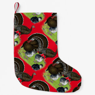 Türkei Standard Bronze Family Kleiner Weihnachtsstrumpf