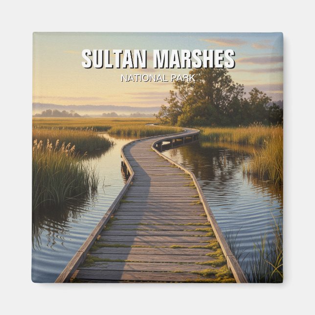 Türkei Sultan Marshes National Park Travel Magnet (Vorne)