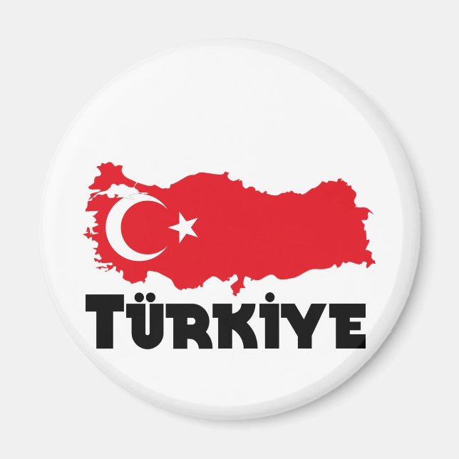 Türkei T - Shirt und Geschenke Magnet (Vorne)