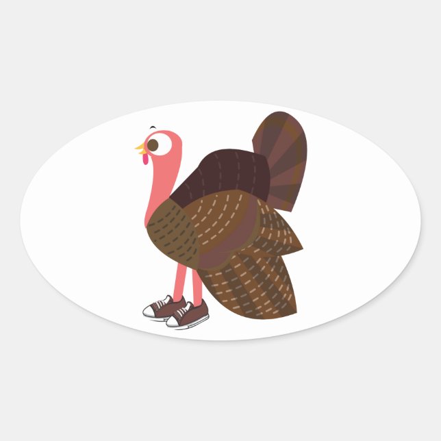 Türkei-Teilnehmer Ovaler Aufkleber (Vorderseite)