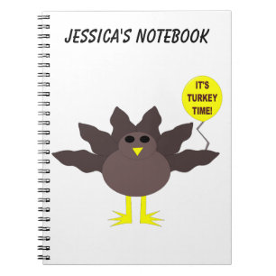 Türkei Time Erntedank Anpassbares Notebook Notizblock