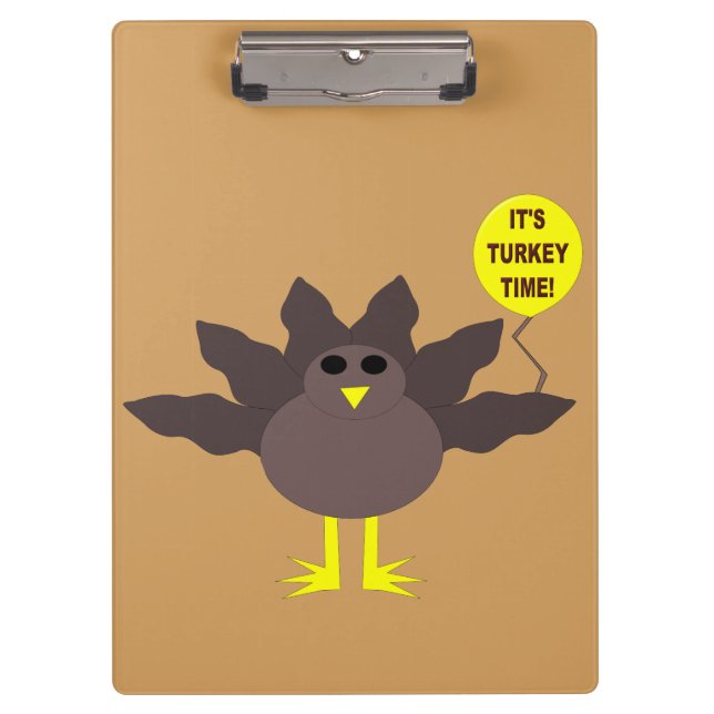 Türkei Time Erntedank Clipboard Klemmbrett (Vorderseite)