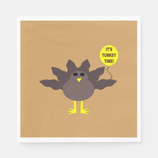 Türkei Time Erntedank Paper Napkins Serviette (Vorderseite)