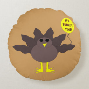 Türkei Time Erntedank Pillow Rundes Kissen