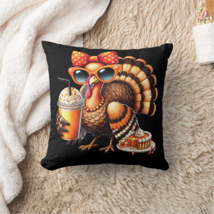 Türkei trinken Kaffee Bow Erntedank Türkei Tag Kissen