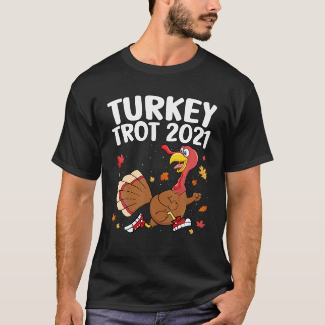 Türkei Trot 2021 Erntedank Witziges Kleinkind Kind T-Shirt (Vorderseite)