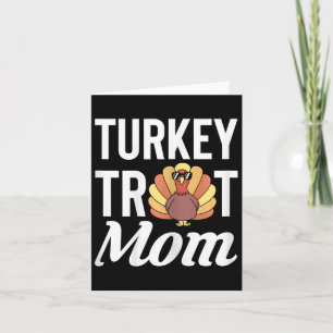 Türkei Trot Mama Mütter Tag läuft Erntedank Karte