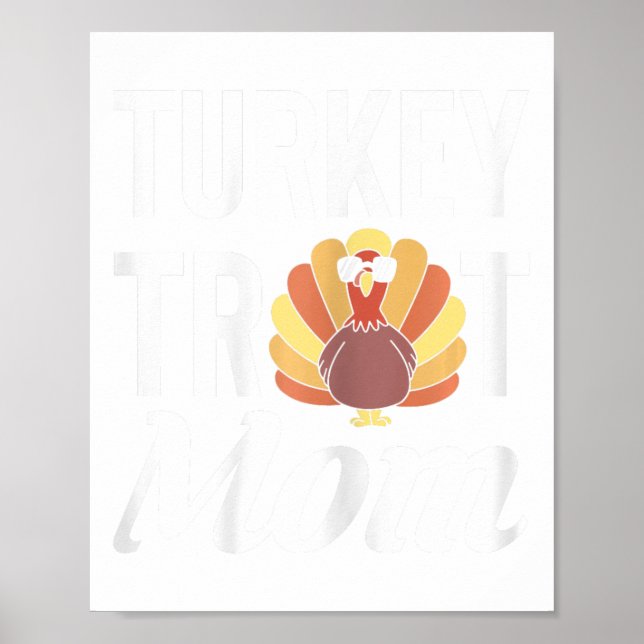 Türkei Trot Mama Mütter Tag läuft Erntedank Poster (Vorne)