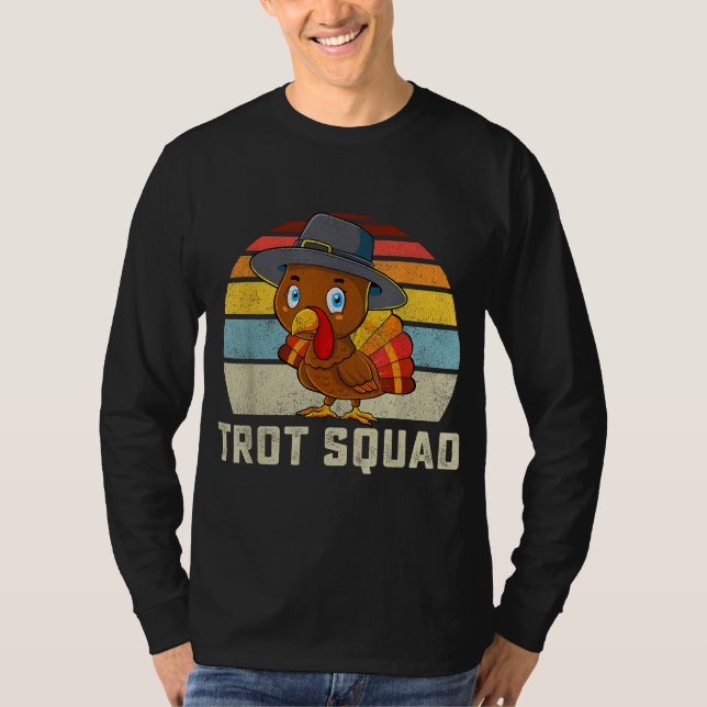 Türkei Trot Squad Erntedank Tracht Männer Womom T-Shirt (Vorderseite)