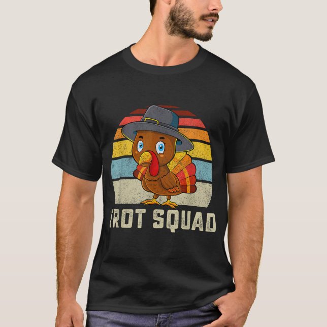 Türkei Trot Squad Erntedank Tracht Männer Womom T-Shirt (Vorderseite)