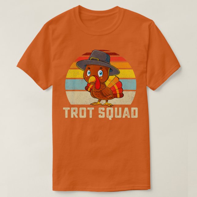 Türkei Trot Squad Erntedank Tracht Männer Womom T-Shirt (Design vorne)