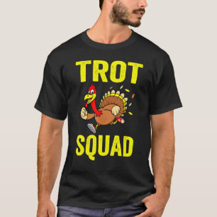 Türkei Trot Squad Kostüm Erwachsener Erntedank Run T-Shirt