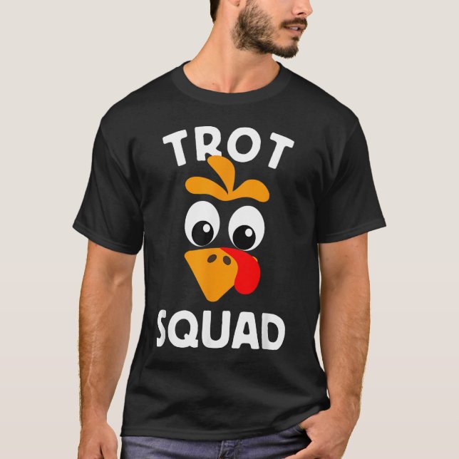 Türkei Trot Squad Running Apparel T-Shirt (Vorderseite)