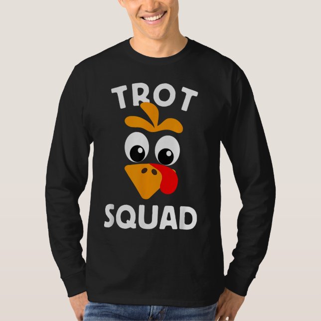 Türkei Trot Squad Running Apparel T-Shirt (Vorderseite)