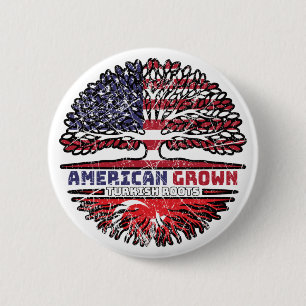 Türkei Türkei USA USA Vereinigte Staaten Tree Button