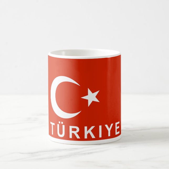 Türkei Türkisches Flaggenland Türkischer Name Tasse (Mittel)