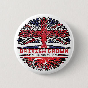 Türkei Türkisches UK Vereinigtes Königreich Britis Button
