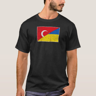 TÜRKEI UKRAINE FLAG TÜRKISCHE TÜRKISCHE UKRAINISCH T-Shirt