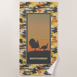 Türkei und Camouflage Strandtuch