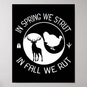 Türkei und Hirschjagdjäger Poster