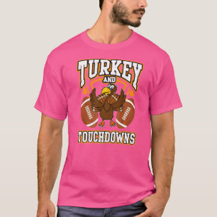 Türkei und Touchdowns American Football Saison als T-Shirt