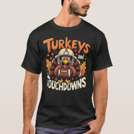 Türkei und Touchdowns Ein lustiger Erntedank Truke T-Shirt