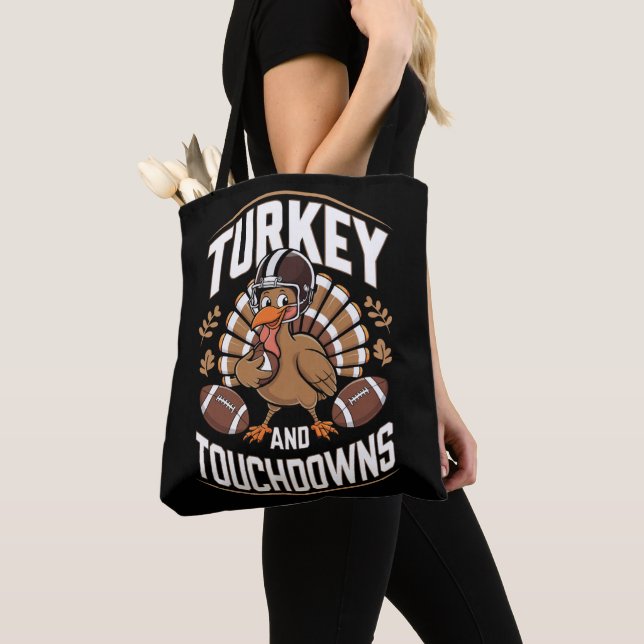 Türkei und Touchdowns Erntedank Football (Von Nahem)