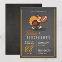Türkei und Touchdowns Türkei Bowl Einladung