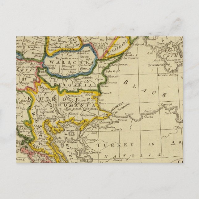 Türkei, Ungarn Postkarte (Vorderseite)