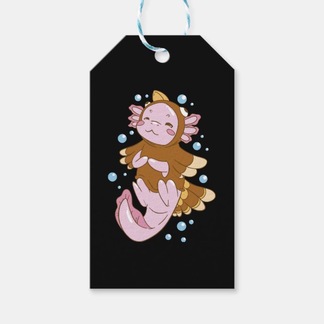 Türkei verschleiert Axolotl Fun Geschenkanhänger (Vorderseite)