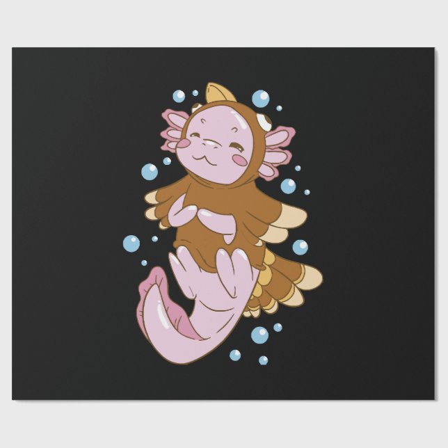 Türkei verschleiert Axolotl Fun Geschenkpapier (Flach)