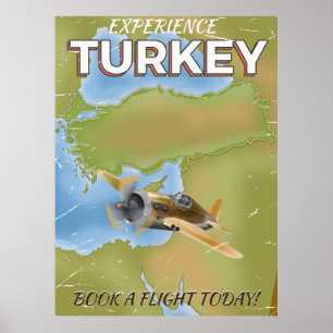 Türkei Vintage-Reiseposter Poster