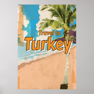Türkei Vintages Urlaubsposter Poster