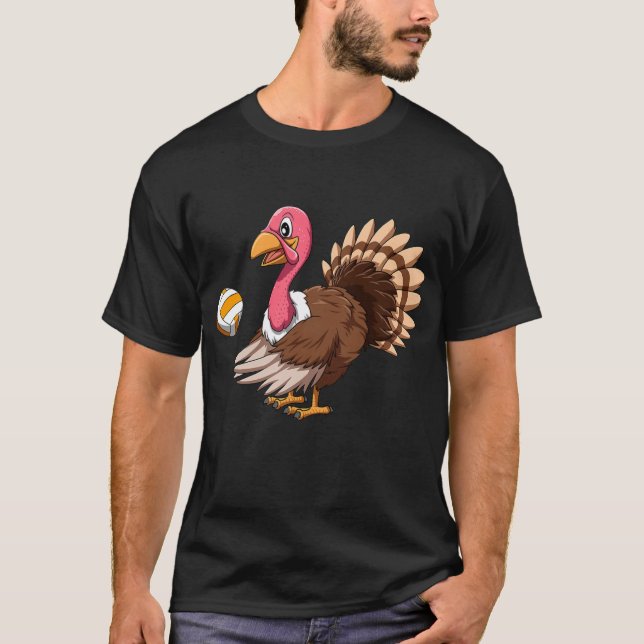 Türkei Volleyball Erntedank Türkei spielen T-Shirt (Vorderseite)
