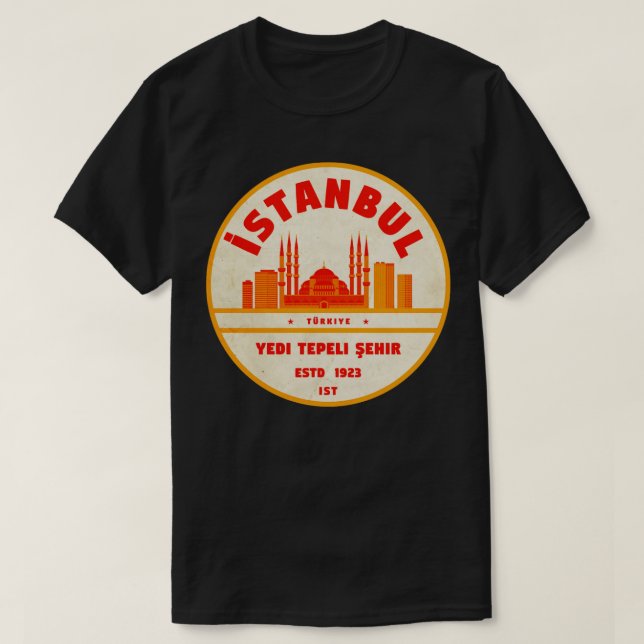 Türkei von Istanbul 13 T-Shirt (Design vorne)