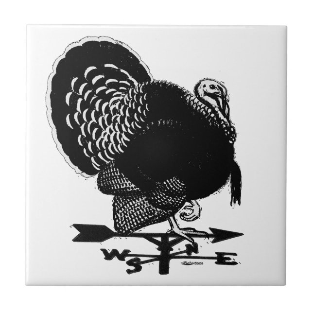 Türkei Weathervane Fliese (Vorderseite)