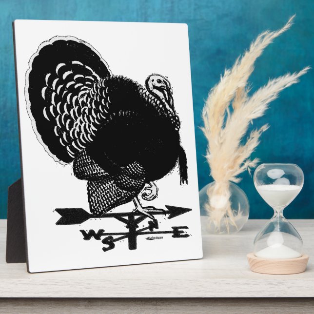 Türkei Weathervane Fotoplatte (Seite)