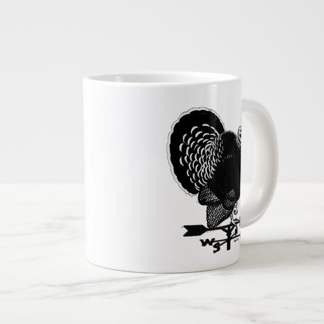 Türkei Weathervane Jumbo-Tasse (Vorderseite Rechts)